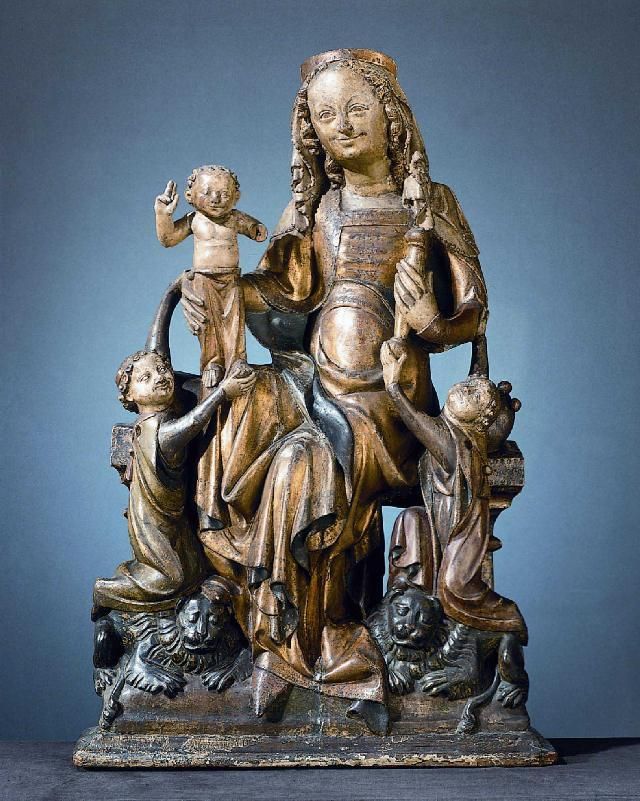 Master of Madonnas on Lions, Madonna of Skarbimierz, circa 1350-1360, National Museum in Wrocław’s collection, photo: National Museum in Wrocław